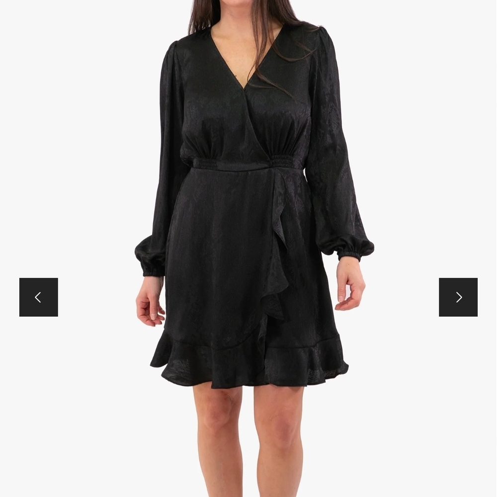 MICHAEL Michael Kors Black Long Sleeve Dress
